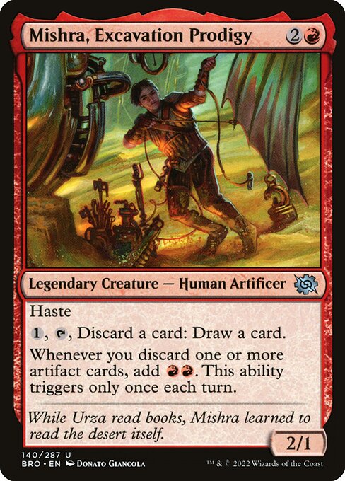 Mishra, Excavation Prodigy - The Brothers' War - U - 140