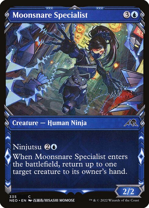 Moonsnare Specialist (Showcase) - Kamigawa: Neon Dynasty - C - 335
