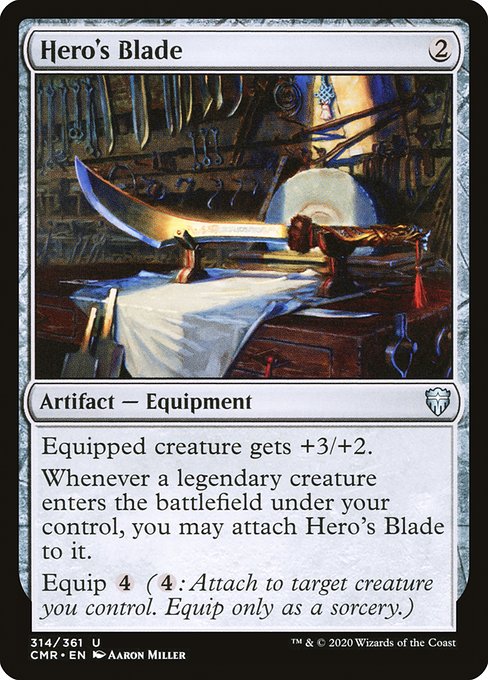 Hero's Blade (314) - Commander Legends - U - 314