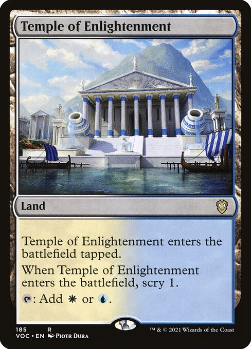 Temple of Enlightenment - Commander: Innistrad: Crimson Vow - R - 185