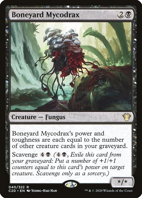 Boneyard Mycodrax - Commander 2020 - R - 40