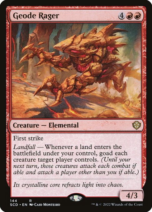 Geode Rager - Starter Commander Decks - R - 144