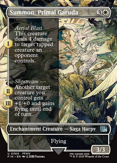 Summon: Primal Garuda (Borderless) - FINAL FANTASY - U - 360