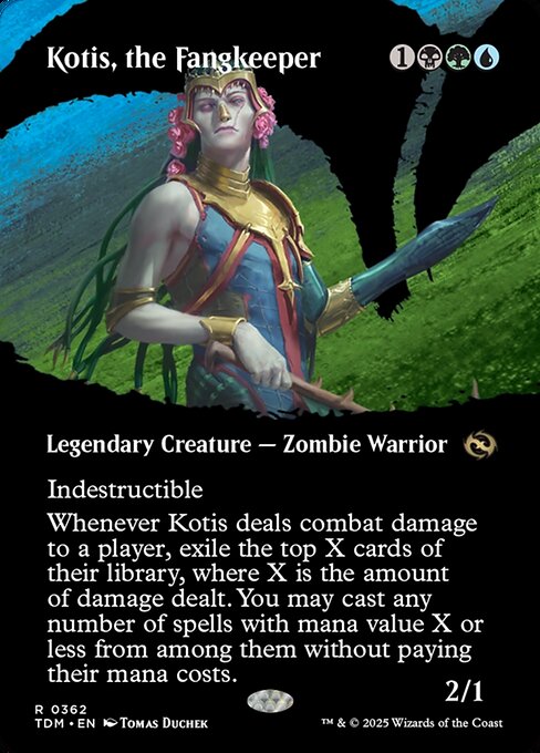 Kotis, the Fangkeeper (Borderless) - Tarkir: Dragonstorm - R - 362