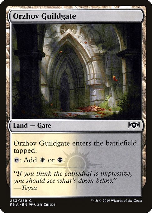 Orzhov Guildgate (253) - Ravnica Allegiance - C - 253