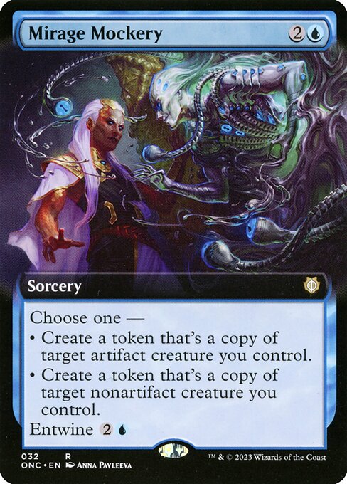 Mirage Mockery (Extended Art) - Commander: Phyrexia: All Will Be One - R - 32