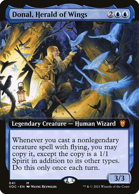Donal, Herald of Wings (Extended Art) - Commander: Innistrad: Crimson Vow - M - 41