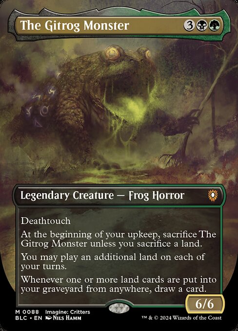 The Gitrog Monster (Borderless) - Commander: Bloomburrow - M - 88