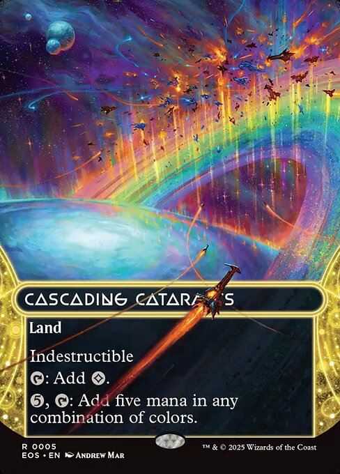 Cascading Cataracts (0005) (Borderless) - Edge of Eternities: Stellar Sights - R - 5