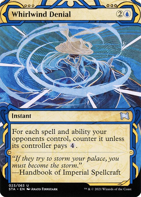 Whirlwind Denial (JP Alternate Art) - Strixhaven: Mystical Archives - U - 86