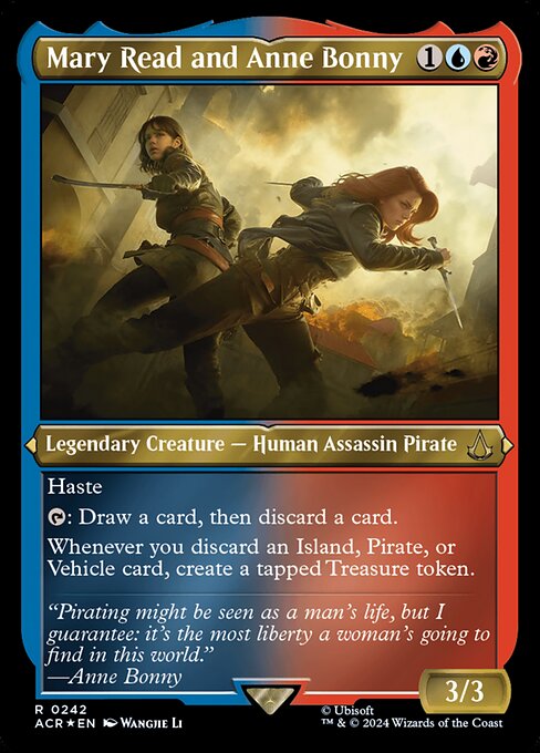 Mary Read and Anne Bonny (Foil Etched) - Universes Beyond: Assassin's Creed - R - 242