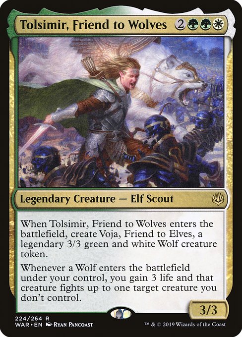 Tolsimir, Friend to Wolves - War of the Spark - R - 224