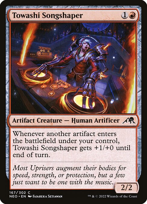 Towashi Songshaper - Kamigawa: Neon Dynasty - C - 167