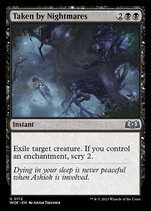 Taken by Nightmares - Wilds of Eldraine - U - 112