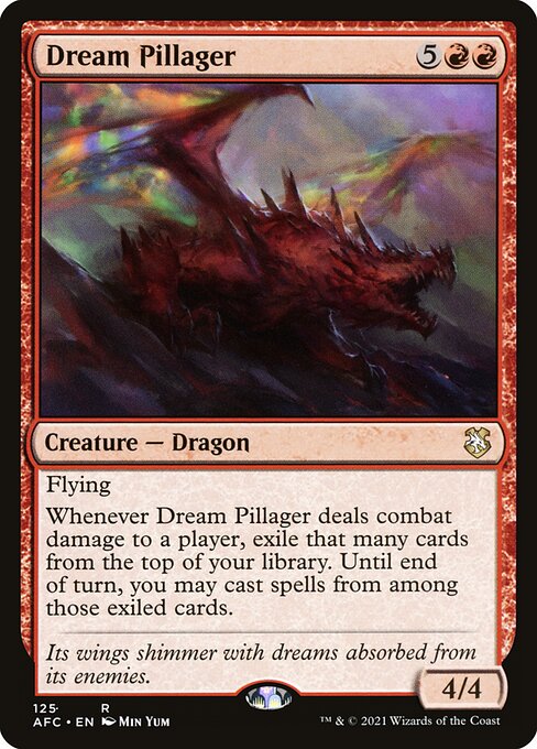 Dream Pillager - Commander: Adventures in the Forgotten Realms - R - 125