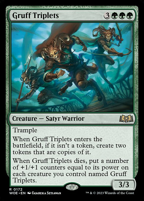 Gruff Triplets - Wilds of Eldraine - R - 172
