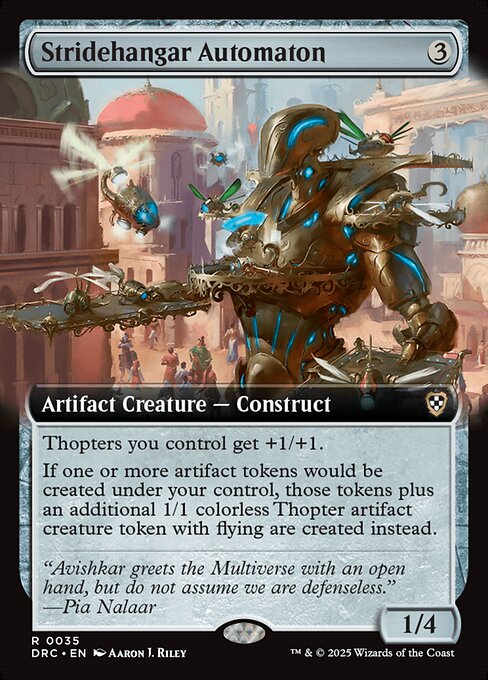 Stridehangar Automaton (Extended Art) - Commander: Aetherdrift - R - 35