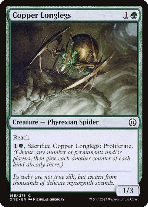 Copper Longlegs - Phyrexia: All Will Be One - C - 165