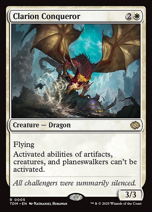 Clarion Conqueror - Tarkir: Dragonstorm - R - 5