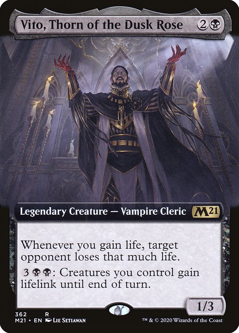 Vito, Thorn of the Dusk Rose (Extended Art) - Core Set 2021 - R - 362