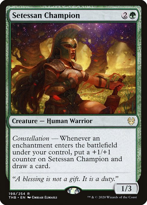 Setessan Champion - Promo Pack: Theros Beyond Death - R - 198
