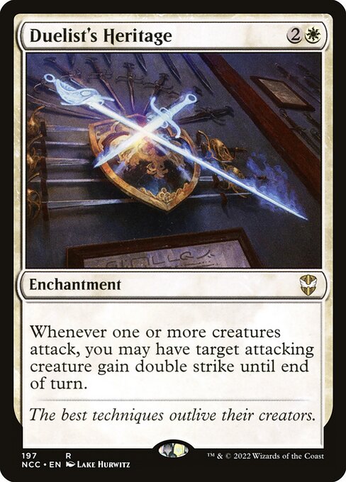 Duelist's Heritage - Commander: Streets of New Capenna - R - 197