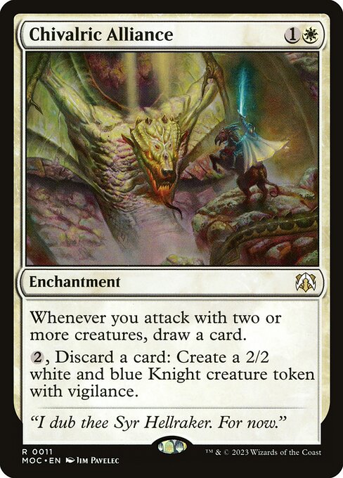 Chivalric Alliance - Commander: March of the Machine - R - 11