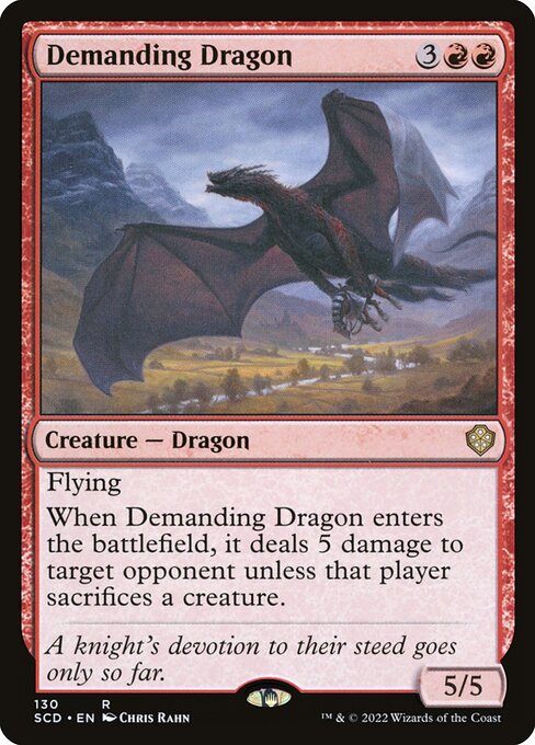 Demanding Dragon - Starter Commander Decks - R - 130