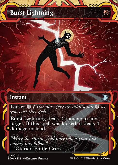 Burst Lightning - Secrets of Strixhaven: Mystical Archive - U - 41