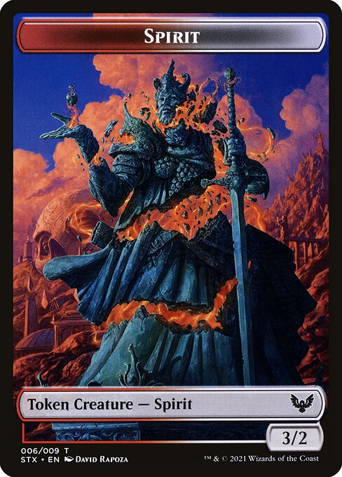Spirit Token - Strixhaven: School of Mages - T - 6