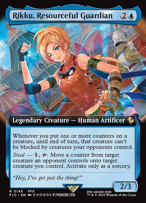 Rikku, Resourceful Guardian (Extended Art) - Commander: FINAL FANTASY - R - 145