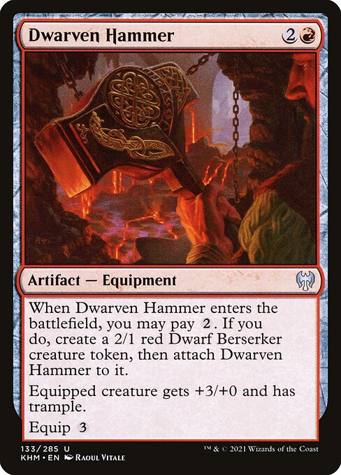 Dwarven Hammer - Kaldheim - U - 133
