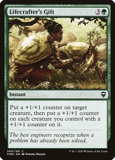 Lifecrafter's Gift - Commander Legends - C - 240