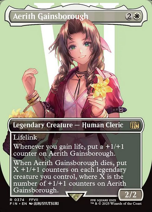Aerith Gainsborough (Borderless) - FINAL FANTASY - R - 374