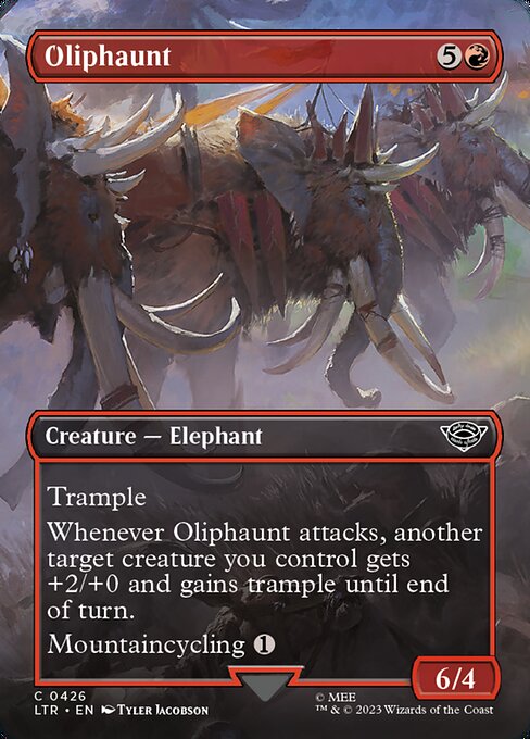 Oliphaunt (Borderless) - Universes Beyond: The Lord of the Rings: Tales of Middle-earth - C - 426