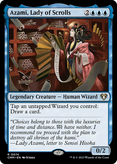 Azami, Lady of Scrolls - Commander Masters - R - 74