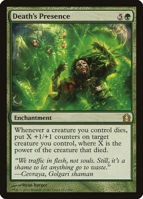 Death's Presence - Return to Ravnica - R - 121