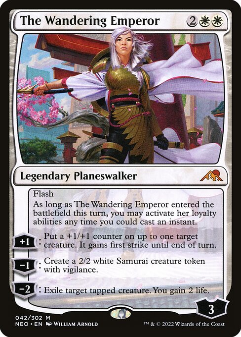 The Wandering Emperor - Kamigawa: Neon Dynasty - M - 42