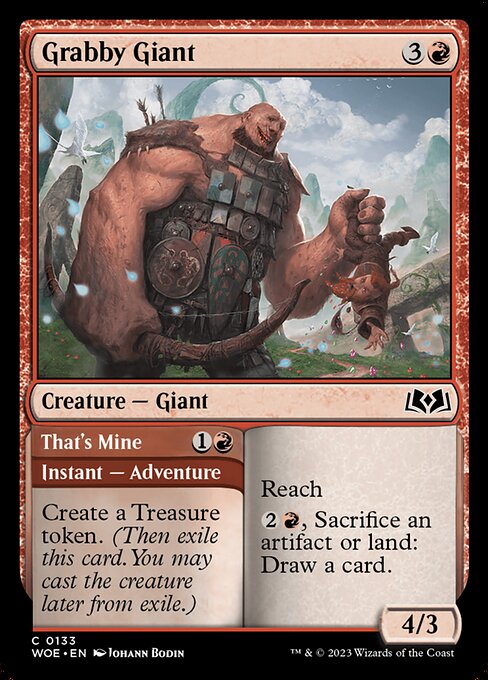Grabby Giant - Wilds of Eldraine - C - 133