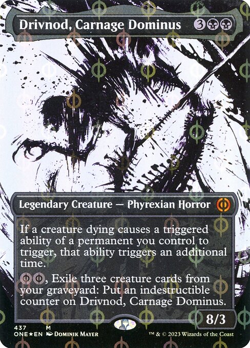 Drivnod, Carnage Dominus (Showcase) (Step-and-Compleat Foil) - Phyrexia: All Will Be One - M - 437