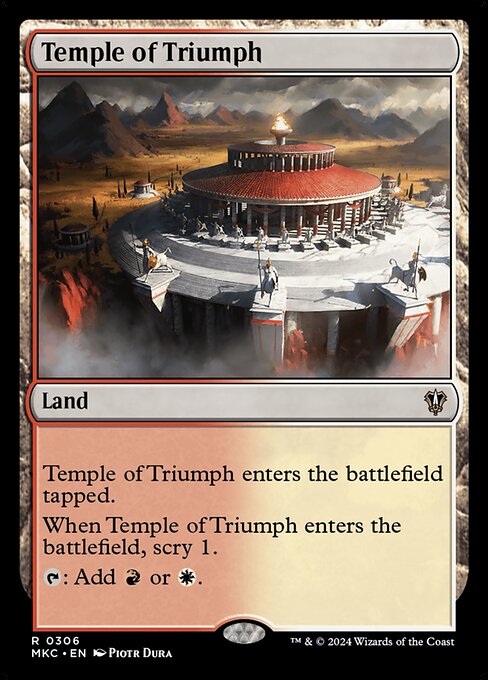 Temple of Triumph - Commander: Murders at Karlov Manor - R - 306