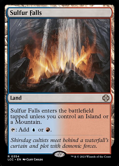 Sulfur Falls - Commander: The Lost Caverns of Ixalan - R - 354