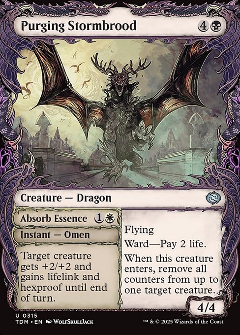 Purging Stormbrood (Showcase) - Tarkir: Dragonstorm - U - 315