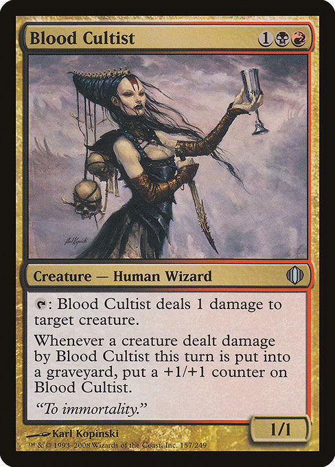 Blood Cultist - Shards of Alara - U - 157