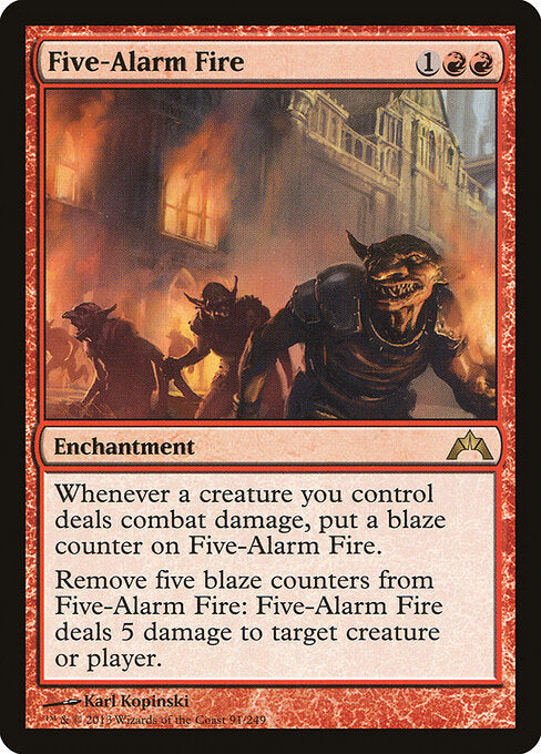 Five-Alarm Fire - Gatecrash - R - 91