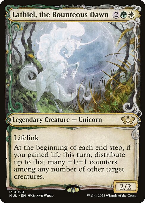 Lathiel, the Bounteous Dawn - March of the Machine: Multiverse Legends - R - 50