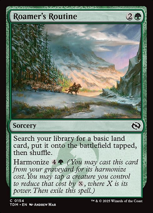 Roamer's Routine - Tarkir: Dragonstorm - C - 154