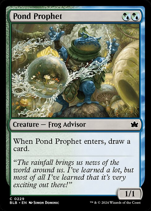 Pond Prophet - Bloomburrow - C - 229
