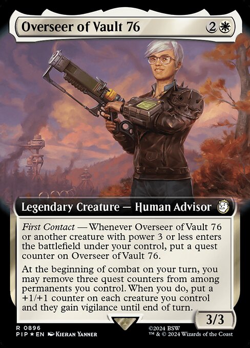 Overseer of Vault 76 (Extended Art) (Surge Foil) - Universes Beyond: Fallout - R - 896