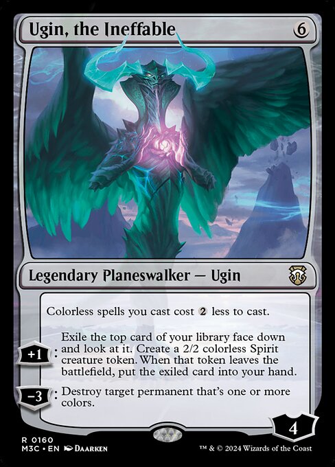 Ugin, the Ineffable (Ripple Foil) - Commander: Modern Horizons 3 - R - 160